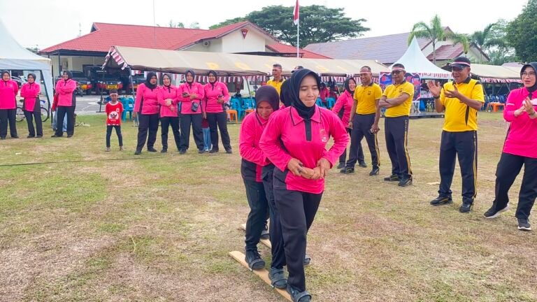 Meriahkan HUT Ke 81 RI, Batalyon B Pelopor Gelar Olahraga dan Aneka Lomba Bersama Bhayangkari Dan Keluarga