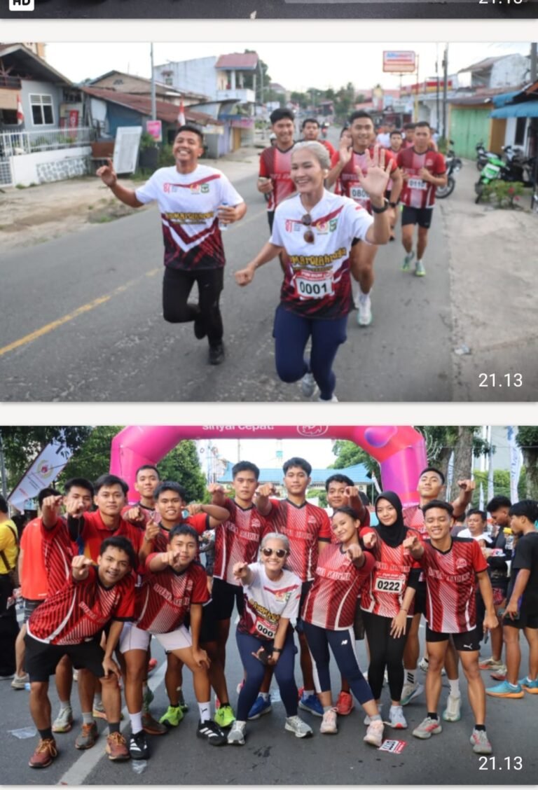 Kapolres Pematang Siantar Hadiri Car Free Day Dan Fun Run Merah Putih 8.1K