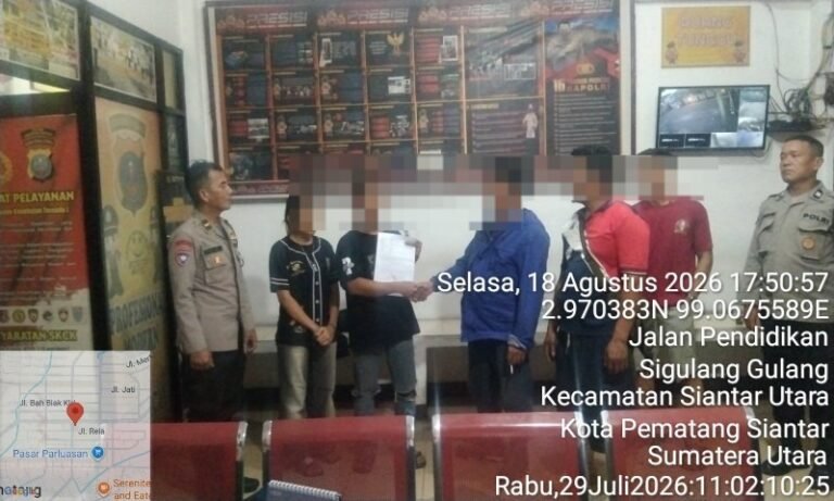 MelaluI Mediasi, Polsek Siantar Utara Selesaikan Dugaan Pencurian Ikan di Pajak Dwikora