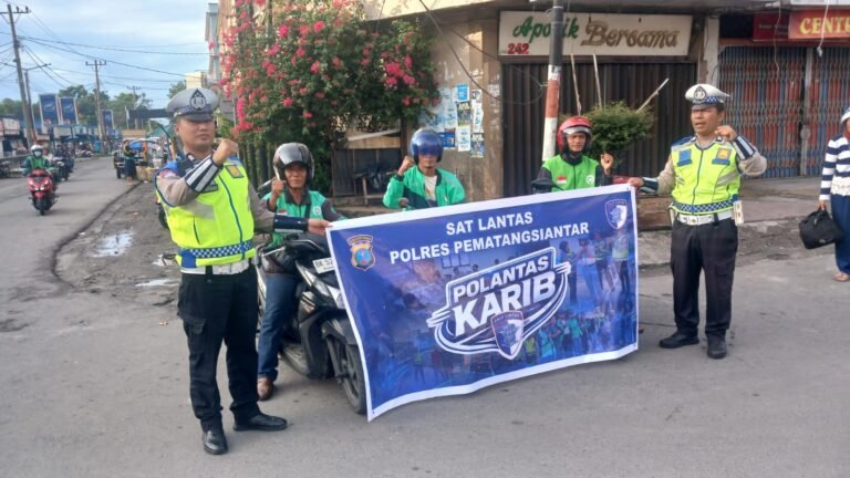 Polantas Karib, Sat Lantas Polres Pematang Siantar Binluh Dan Dikmas Lantas