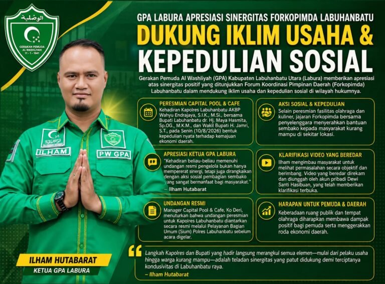 GPA Labura Nilai Kehadiran Kapolres Dan Bupati di Grand Opening Capital Pool Dorong Ekonomi Daerah