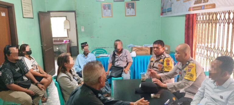 Bhabinkamtibmas Polsek Siantar Martoba Mediasi Masalah Warga Binaan