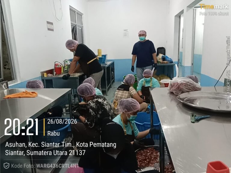 Siwas Polres Pematang Siantar Laksanakan Pengawasan Tata Kelola Program MBG di SPPG 2 YKB