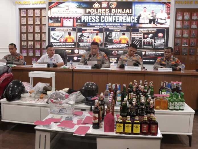 Polres Binjai Release Pengungkapan Kasus