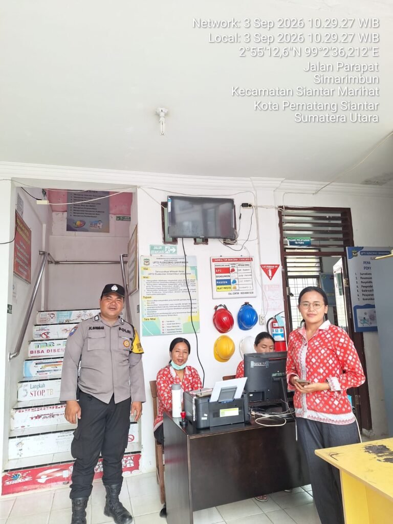 Tingkatkan Silaturahmi, Bhabinkamtibmas Polsek Siantar Marihat Sambang Kamtibmas