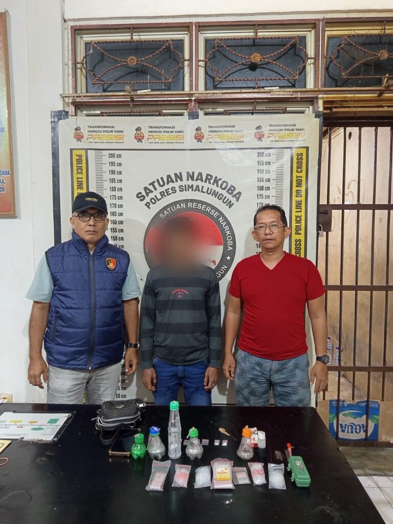 Gagalkan Peredaran Sabu, Polsek Bosar Maligas Tangkap Seorang Pria di Nagori Tiga Jadi