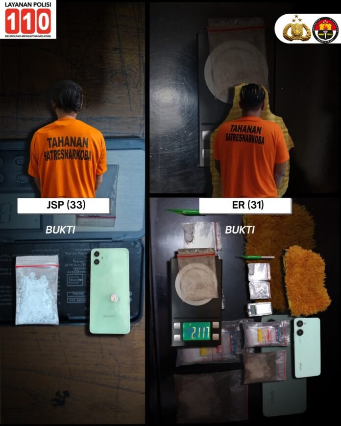 Komitmen Perangi Narkoba, Satresnarkoba Polres Binjai Tangkap Dua Pengedar