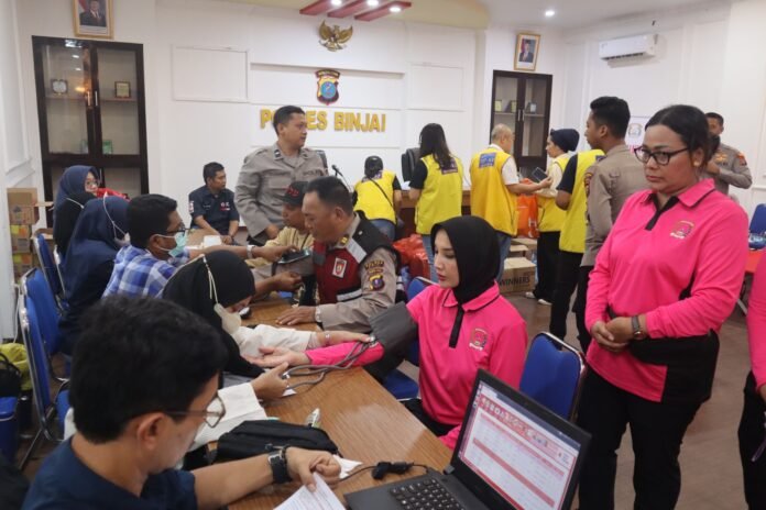 Sambut Hari Jadi Polwan Ke-78 Kapolres Binjai