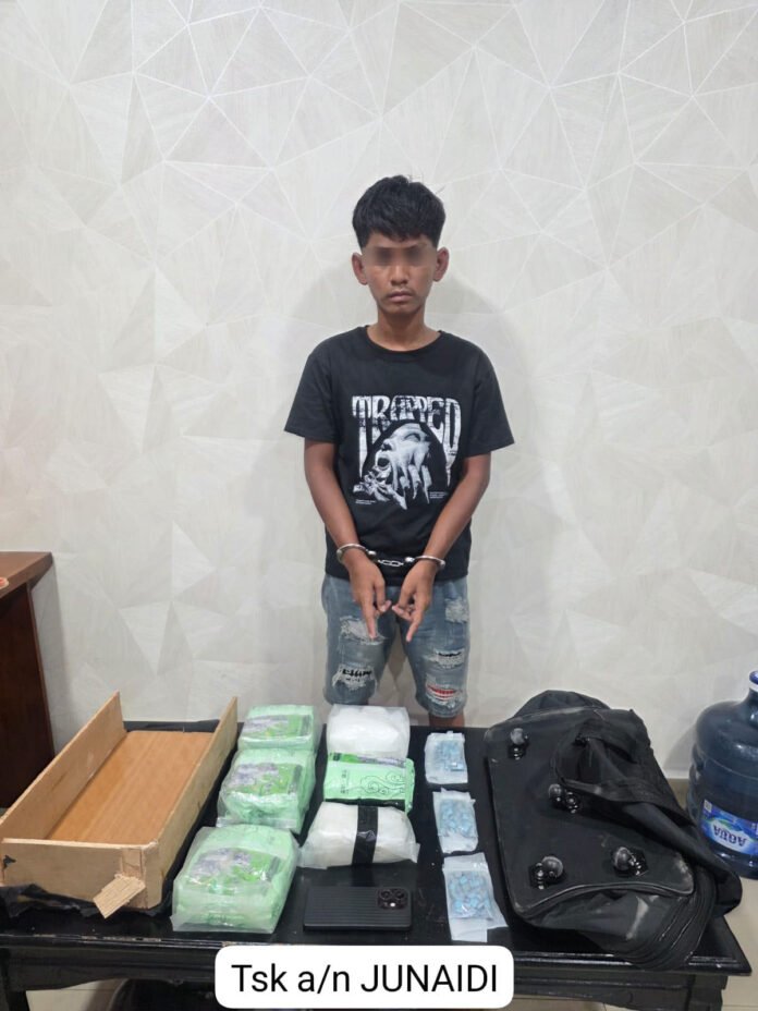 Satres Narkoba Polres Asahan Gagalkan Pengiriman 5 Kg Sabu