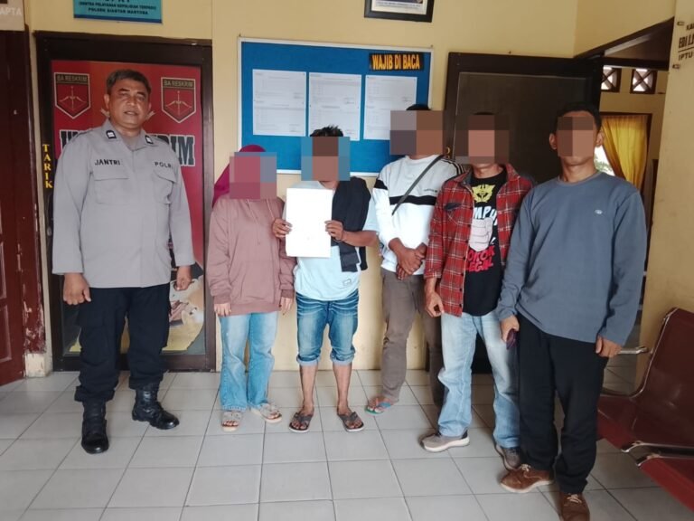 Polsek Siantar Martoba Amankan Terduga Pelaku Percobaan Pencurian Kotak Infaq di Mesjid Al Hikamah