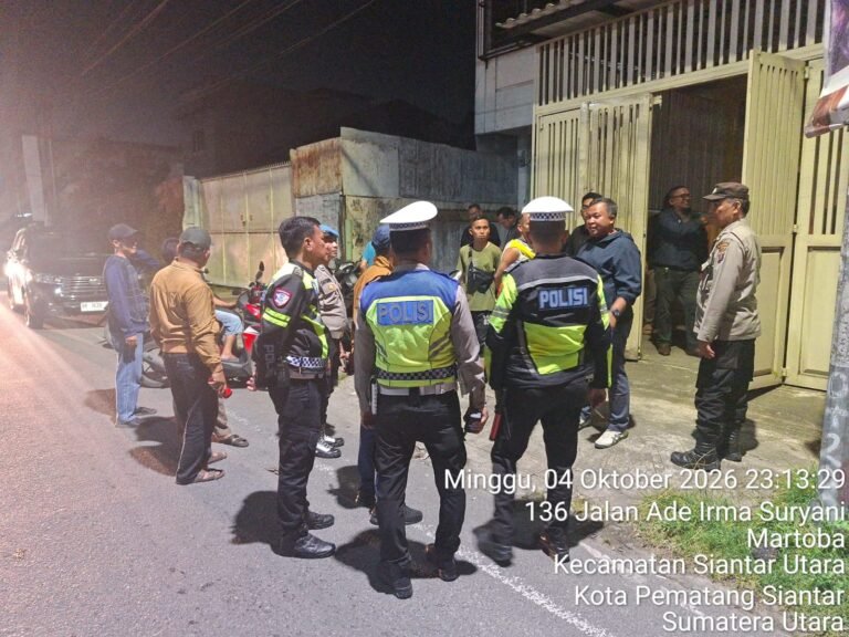 Polres Pematang Siantar Respon Cepat Amankan Pria Diduga Pelaku Pencurian di Jalan Ade Irma Suryani