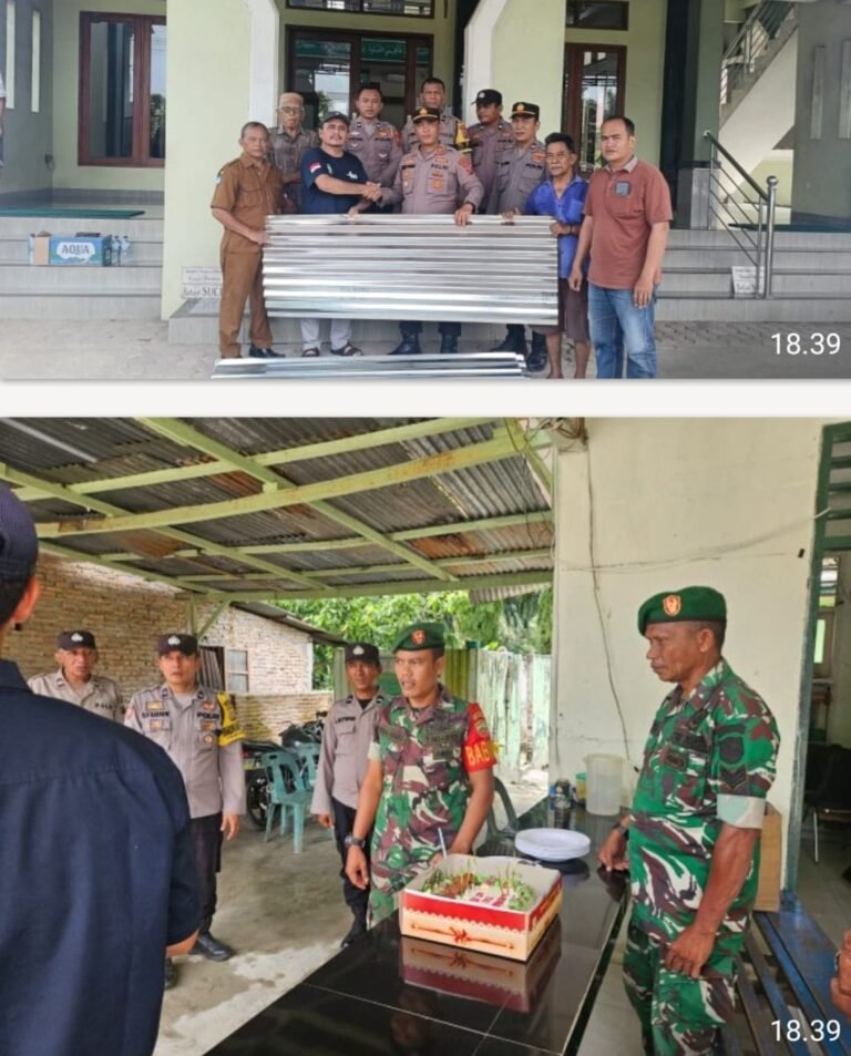 Ucapan Terima Kasih Warga Pematang Asilum, Bantuan Kapolres Simalungun Untuk Masjid Al-Ikhlas Dinilai Jadi Amal Jariah