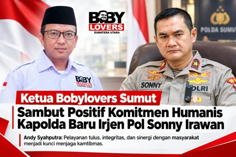 Ketua Bobylovers Sumut Sambut Positif Komitmen Humanis Kapolda Baru Irjen Pol Sonny Irawan