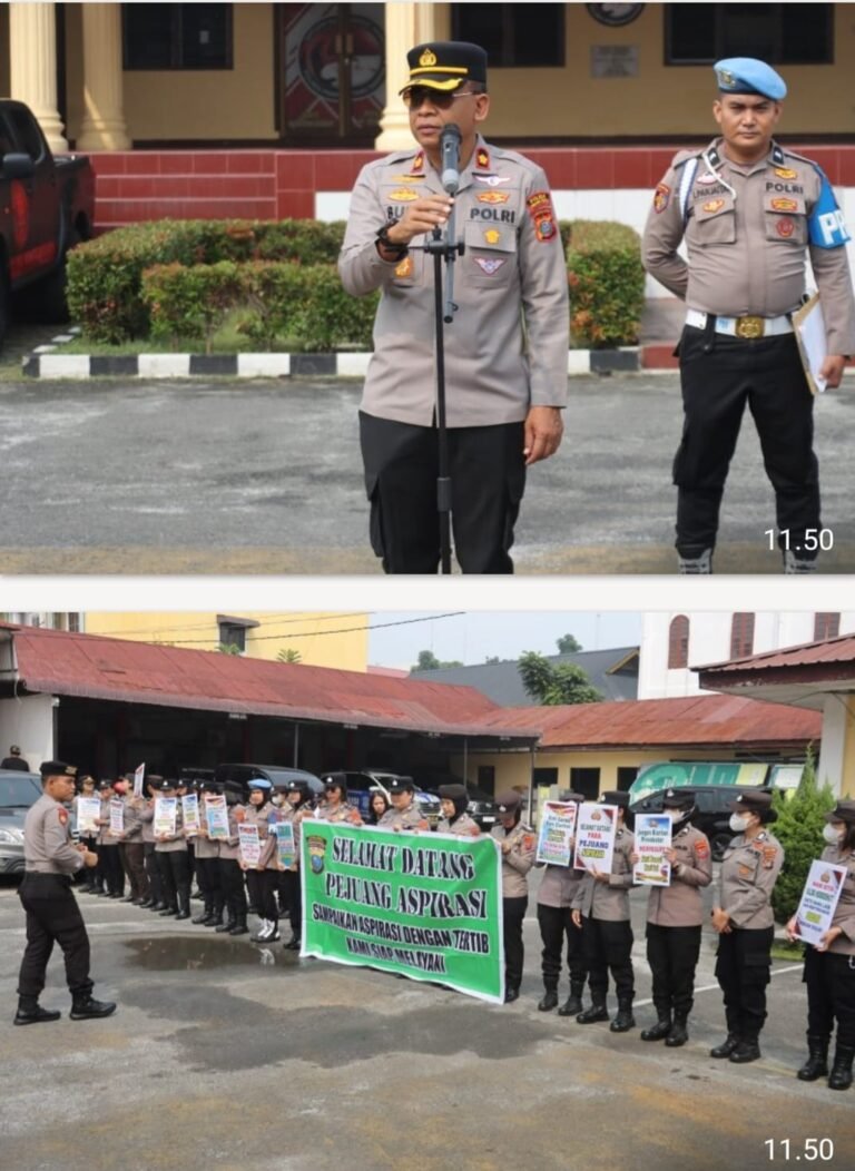 Wakapolres Pematang Siantar Pimpin Latihan Pengamanan Unjukrasa