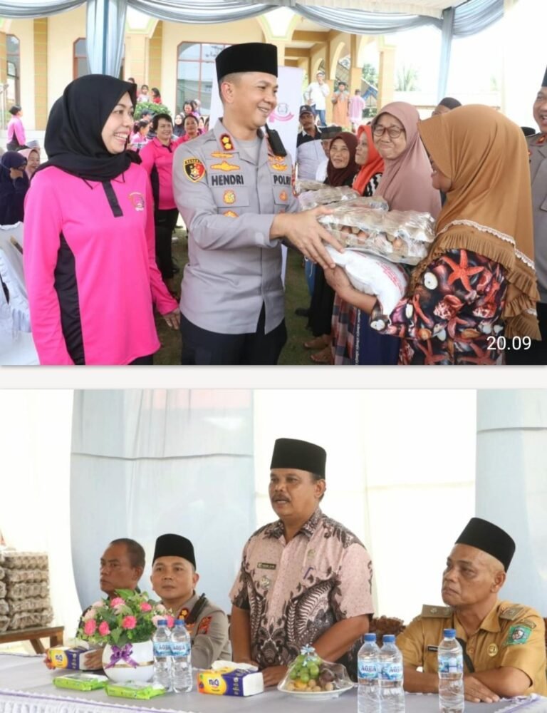 Polisi Bersama Masyarakat, Camat Mewakili Warga Ucapkan Terima Kasih Atas Bantuan Kapolres Simalungun di Jumat Curhat Dan Jumat Berkah