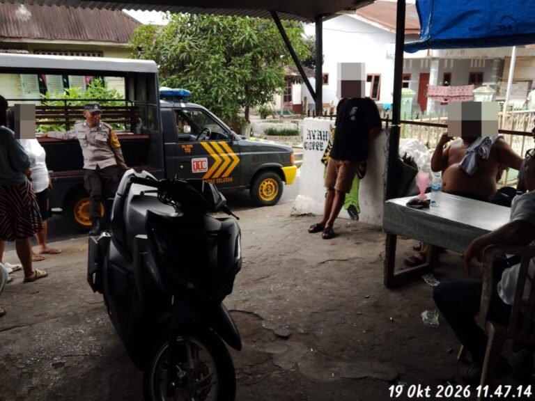 Polsek Siantar Selatan Cek TKP Respon Cepat  Laporan Warga Jalan Pangaribuan