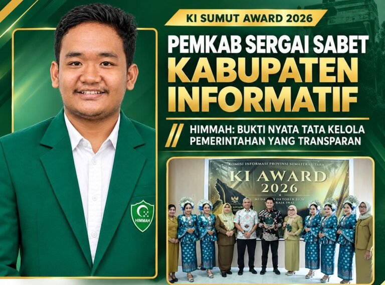 Pemkab Sergai Sabet Kabupaten Informatif, HIMMAH : Bukti Nyata Tata Kelola Pemerintahan Yang Transparan