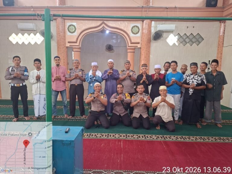 Polres Pematang Siantar Perkuat Kedekatan Dengan Masyarakat Melalui Jumat Keliling di Masjid Al Hilal