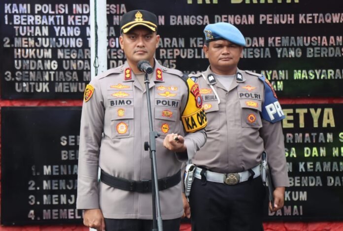 Kapolres Binjai Pimpin Apel Operasi Patuh Toba 2026