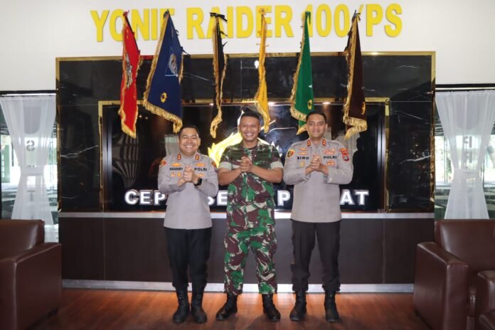 Kapolres Binjai dan Kapolres Langkat Berikan Surprise HUT TNI ke-81